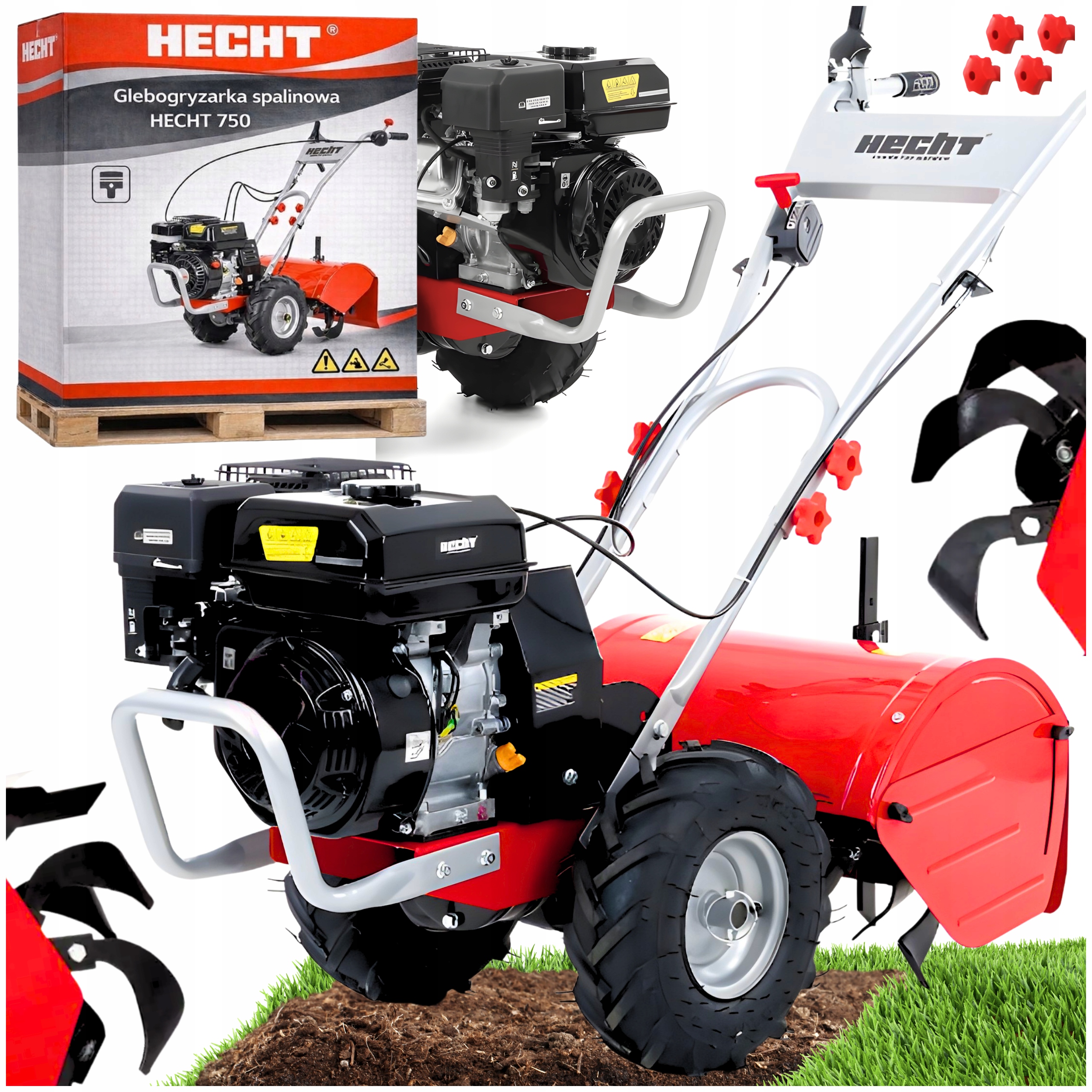 Kultivátor Hecht 50 cm 4800 W 6,5 HP